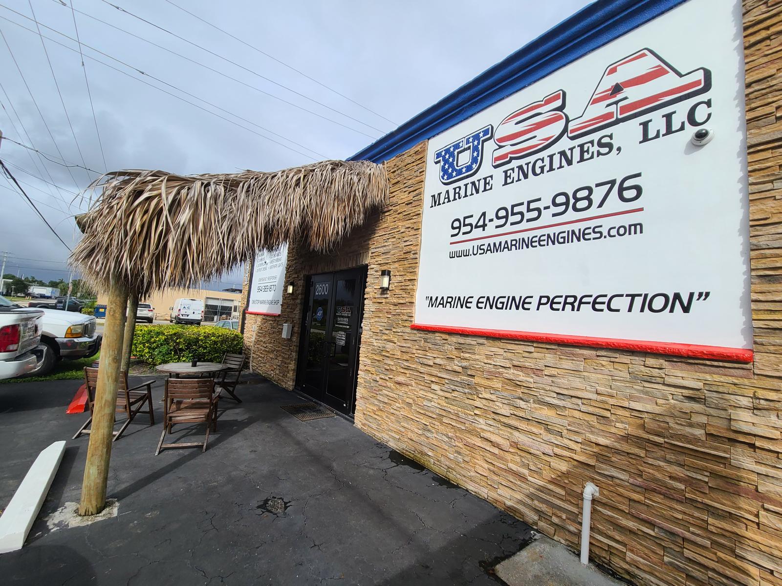 Ft Lauderdale Marine Engines shop exterior sign